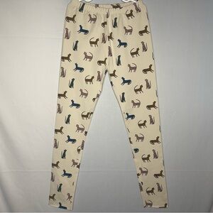 Liewood Marie kids Leopard Printed Organic Cotton Leggings in Sandy size 10Y